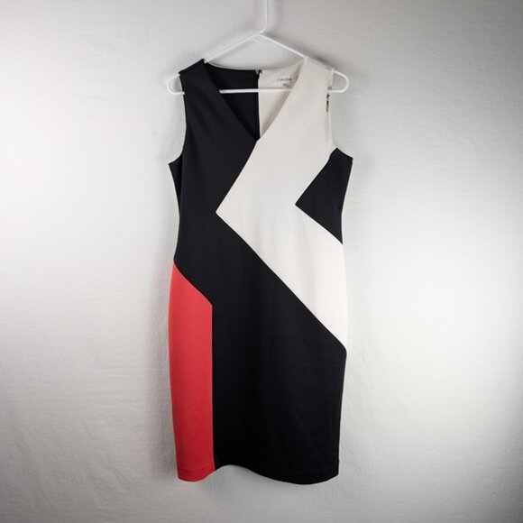 Sz 10 Calvin Klein Sleeveless Dress - Picture 1 of 3